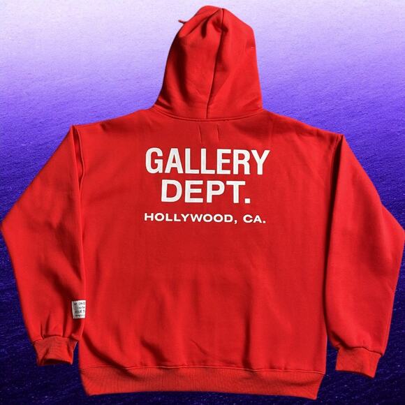 Gallery dept Red hoodie - Picture 2 of 4